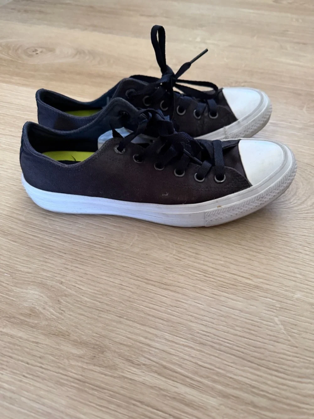 Men's Black Jack Purcell Converse Low-Top Sneakers with White Toe - Picture 2 of 6